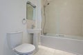 White bathroom suite Royalty Free Stock Photo