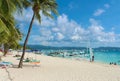 White Beach. Boracay, Philippines. Royalty Free Stock Photo