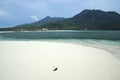 White beach camiguin island philippines Royalty Free Stock Photo