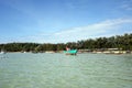 White beach, Coral IsIand, Phuket, Thailand Royalty Free Stock Photo