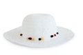 White beach hat Royalty Free Stock Photo