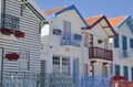 White beach houses