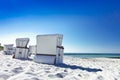 white beach recliners Ahrenshoop Germany