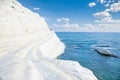 White beach. Scala dei Turchi on Sicily