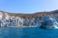 White beach, south of Santorini, Cyclades, Greece Royalty Free Stock Photo