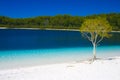 White beach with turquoise water