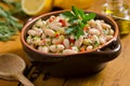 White Bean Cannellini Salad Royalty Free Stock Photo