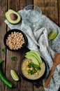 White bean chicken chili Royalty Free Stock Photo