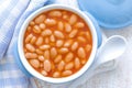 White beans with tomato sauce Royalty Free Stock Photo