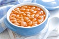 White beans with tomato sauce Royalty Free Stock Photo