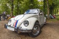 White beetle collector car Royalty Free Stock Photo