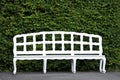 White bench