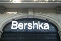 White Bershka Logo