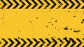 Abstract yellow under construction background with black stripes vector ilustration