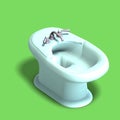 White bidet Royalty Free Stock Photo