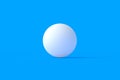 White billiard ball. Game for leisure. Sports equipment