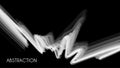 White billowy abstraction on black background. Vector graphics Royalty Free Stock Photo