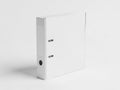 White binder folder isolated on white background Royalty Free Stock Photo