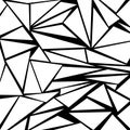 White and black geometric background with triangle shapes