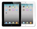 White and black iPad 2