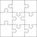 White and black jigsaw