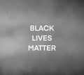White`Black Lives Matter`word on Gray Flowing Smog Mist Smoke effect for decoration and covering on the transparent background. Pr Royalty Free Stock Photo