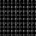 White on Black Metal Mesh Seamless Vector Pattern. Hand Drawn Texture Graphic