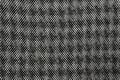 White Black natural texture of knitted wool textile material background. White-black crochet cotton fabric woven canvas texture. Royalty Free Stock Photo