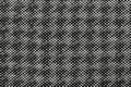 White Black natural texture of knitted wool textile material background. White-black crochet cotton fabric woven canvas texture. Royalty Free Stock Photo