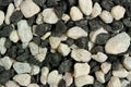 White and black rocks Royalty Free Stock Photo