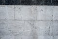 White and black stone masonry texture