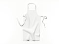 White blank apron. 3d rendering Royalty Free Stock Photo