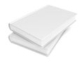 White blank books