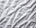 White blank crumpled wrinkled paper sheet texture pattern creative background