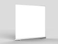 White blank empty high resolution Business Roll Up and Standee Banner display mock up Template for your Design Presentation. 3d r Royalty Free Stock Photo