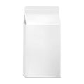 White blank gable top carton package vector mock-up. Paperboard box realistic mockup. Template for packaging design Royalty Free Stock Photo