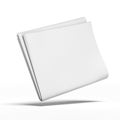 White Blank Newspaper Royalty Free Stock Photo