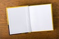 White blank pages of an open book Royalty Free Stock Photo