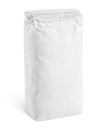 White blank paper bag package of flour Royalty Free Stock Photo
