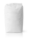 White blank paper bag package of flour Royalty Free Stock Photo