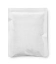 White blank paper sachet