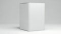 White Blank Product Packaging Box Mockup on Light Background Royalty Free Stock Photo