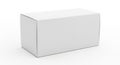 White Blank Rectangular Product Packaging Box Mockup Royalty Free Stock Photo