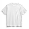 White blank t shirt isolated background. Ai generated Royalty Free Stock Photo