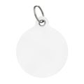 White Blank Tag with Metal Ring. 3d Rendering Royalty Free Stock Photo