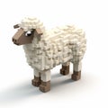 White Blocky Sheep: A Unique Terragen-inspired Algorithmic Art