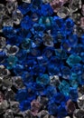 White blue acrylic crystal stone crystal texture Royalty Free Stock Photo