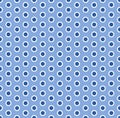 White blue circles polka dot background