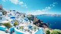 Surreal 3d Landscapes Exploring The Enchanting White Village Of Oia