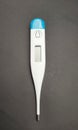 White and blue digital thermometer Royalty Free Stock Photo